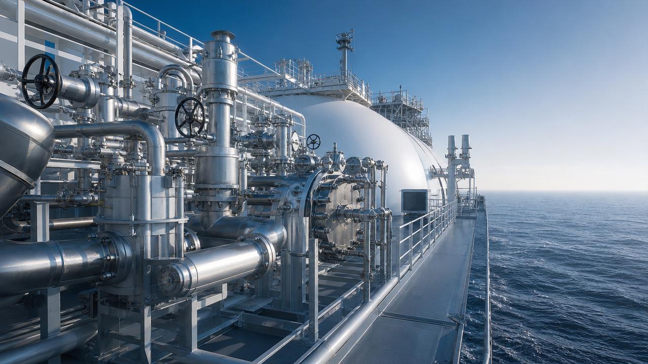 What do LNG carrier gear technical specifications cover?