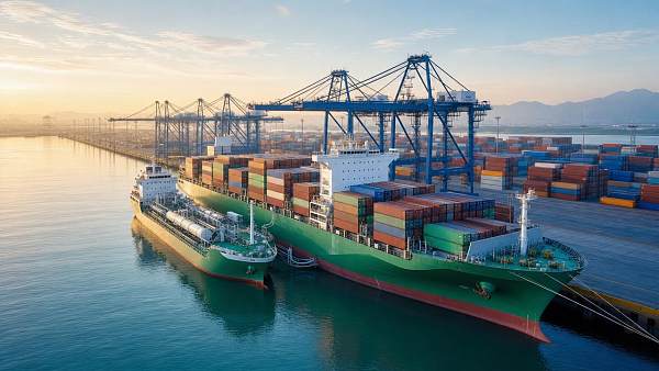 CMA CGM Green Methanol Bunkering at Yangshan
