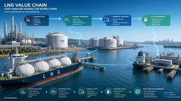 LNG Transport Chain Cost Analysis: What Drives Delivered Cost From Liquefaction to Bunkering