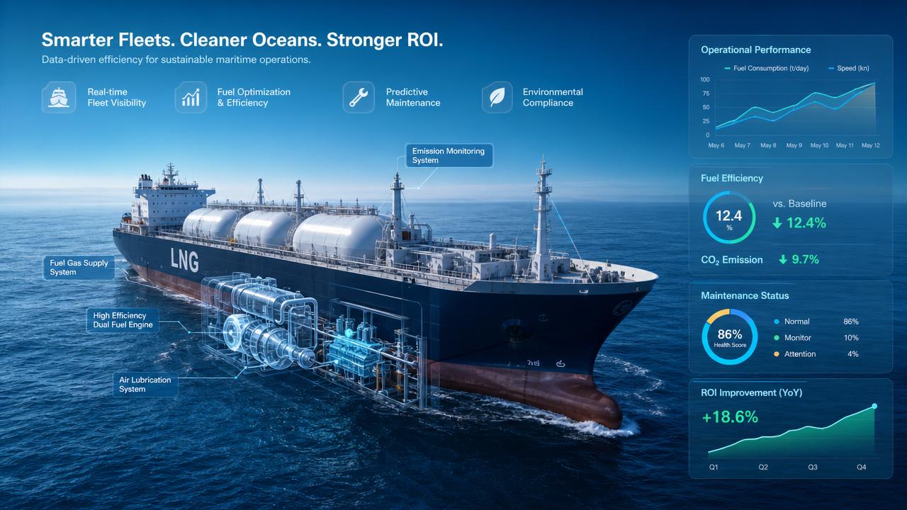 What Maritime Digital Transformation Means for Shipowners: Systems, Data, and ROI