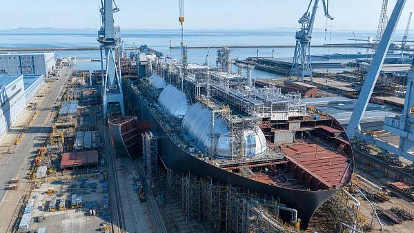 First 271,000-cbm QC-Max LNG Carrier Starts Construction