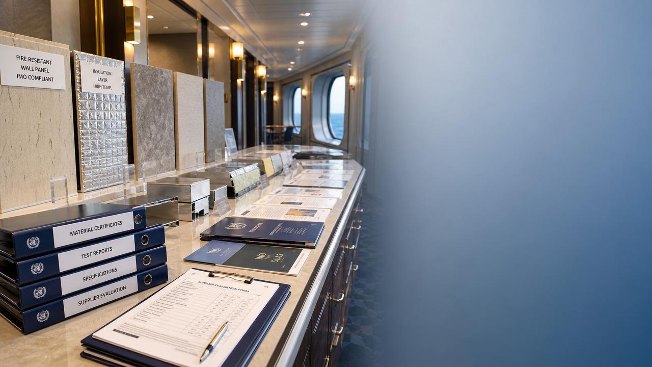 How to Evaluate a Cruise Interior Fireproofing Materials Supplier for IMO Compliance