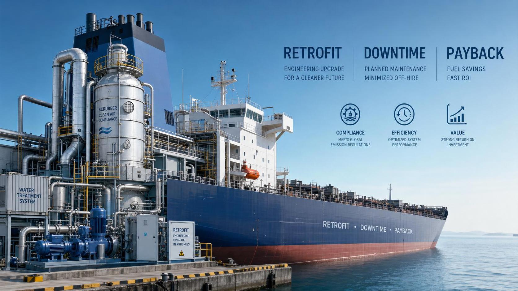 Marine Scrubber Installation Cost Breakdown: Equipment, Retrofit, Downtime, and Payback