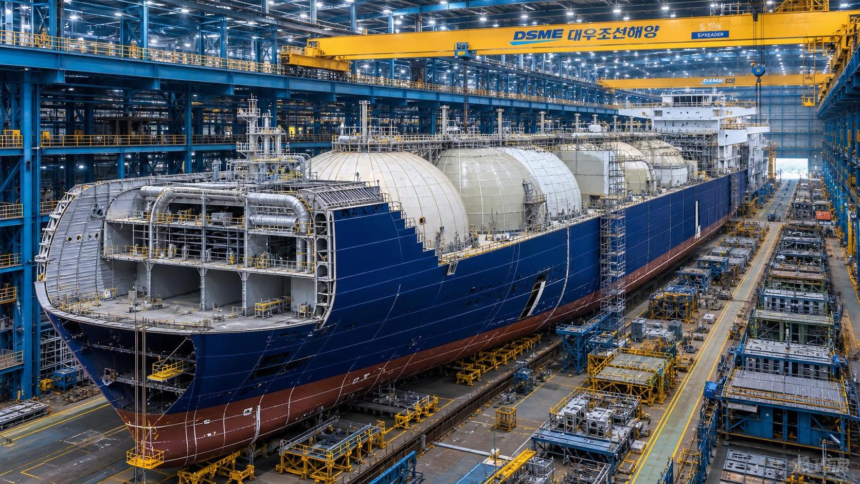Deep-blue Manufacturing Technology for LNG Carriers: Process Steps and Build Challenges