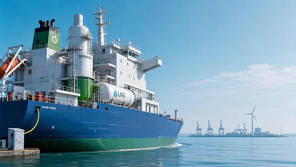 Maritime Emission Reduction Options Compared: Scrubbers, LNG, Shore Power, and Speed Optimization