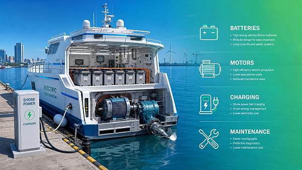 Electric Marine Propulsion Cost Breakdown: Batteries, Motors, Charging, and Maintenance