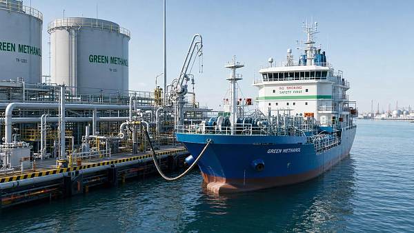 Shanghai Port Sets Record Green Methanol Delivery