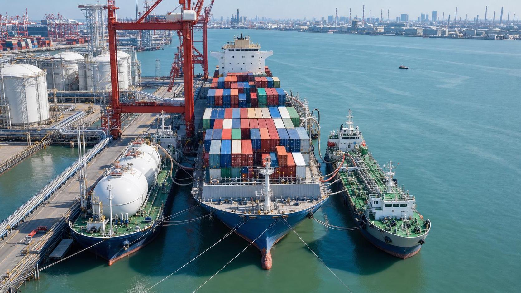Shanghai Port Launches Methanol-LNG STS Bunkering