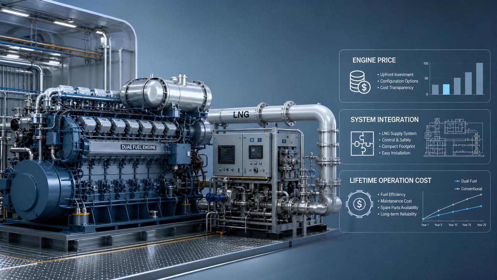 Dual-Fuel Marine Engine Price Breakdown: What Shipowners Should Budget For