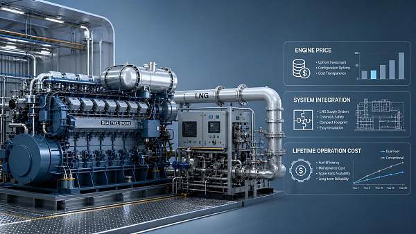 Dual-Fuel Marine Engine Price Breakdown: What Shipowners Should Budget For