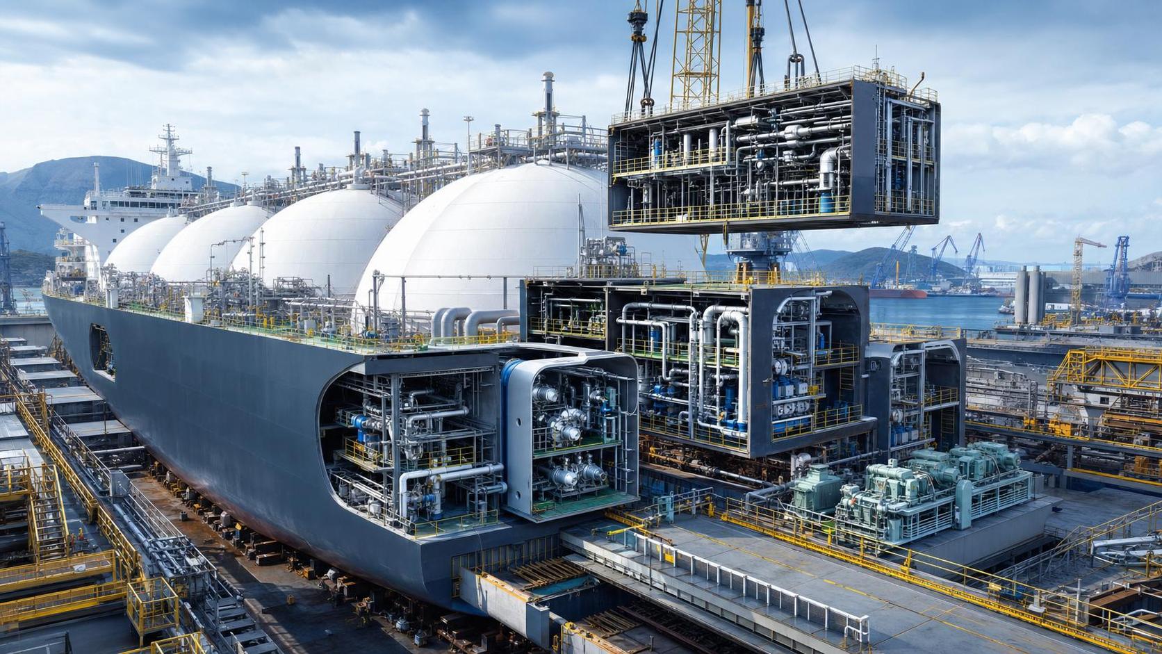 Shipbuilding Cycles Optimization for LNG Carriers: How Yards Cut Delays and Rework