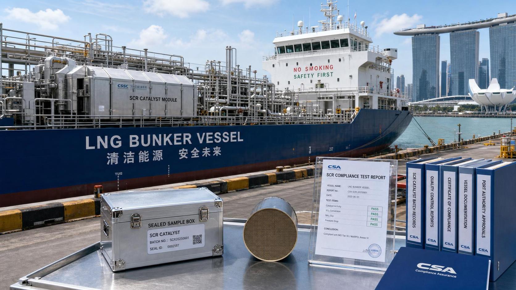 Singapore Tightens LNG SCR Vanadium Checks
