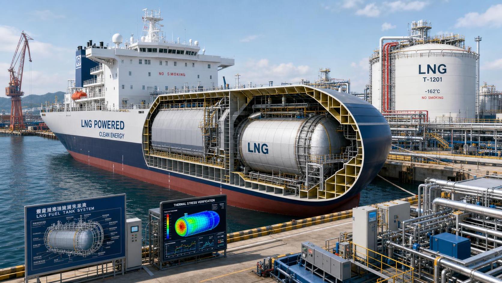 IMO MEPC 84 Enforces New LNG Tank Stress Guide