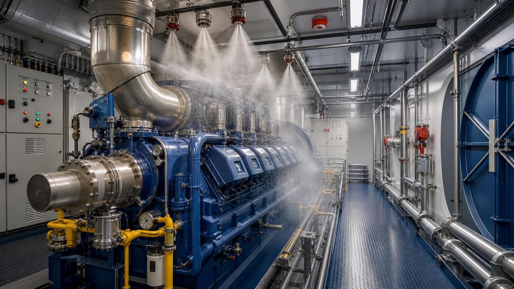 Engine Room Fire Protection: Selecting Systems for Machinery-Space Fire Risks