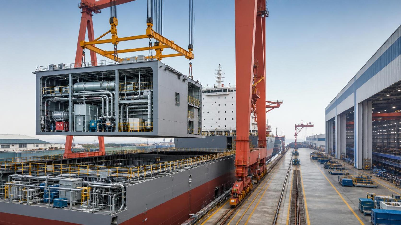 How Modular Shipbuilding Technology Cuts Dock Time and Controls Project Risk