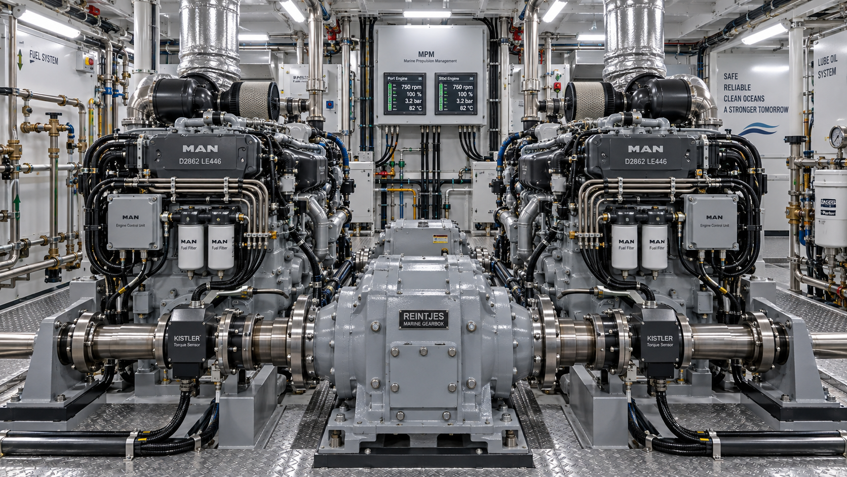 How a twin engine load sharing system prevents uneven loading