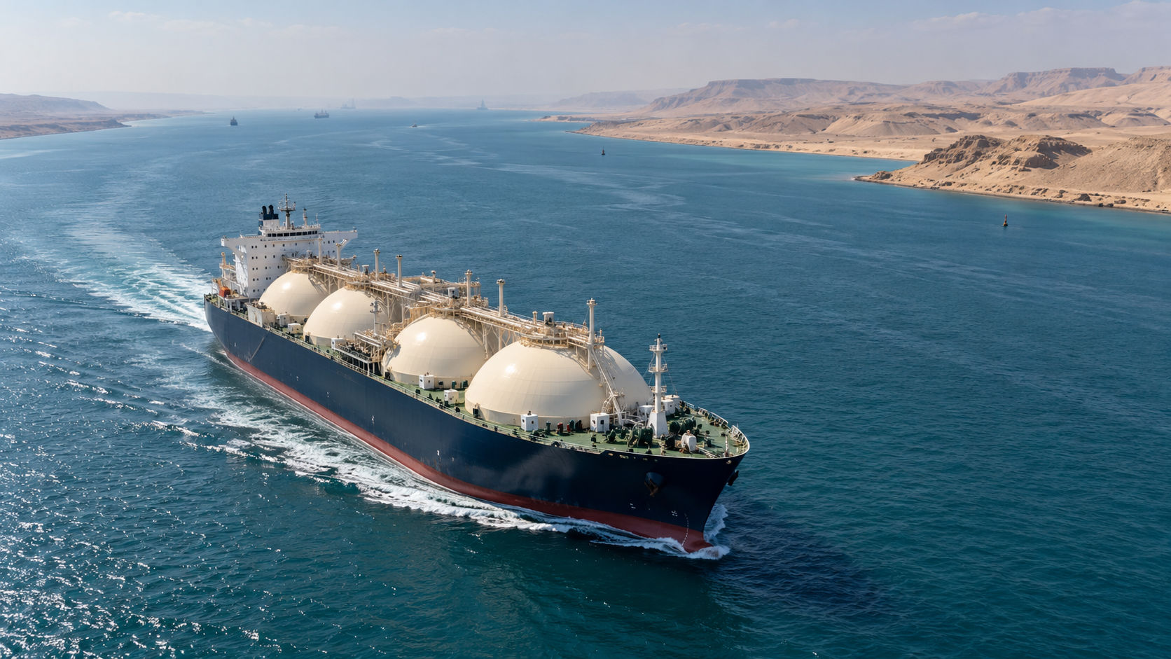 QatarEnergy-Controlled LNG Carrier Appears to Attempt Rare Suez Transit