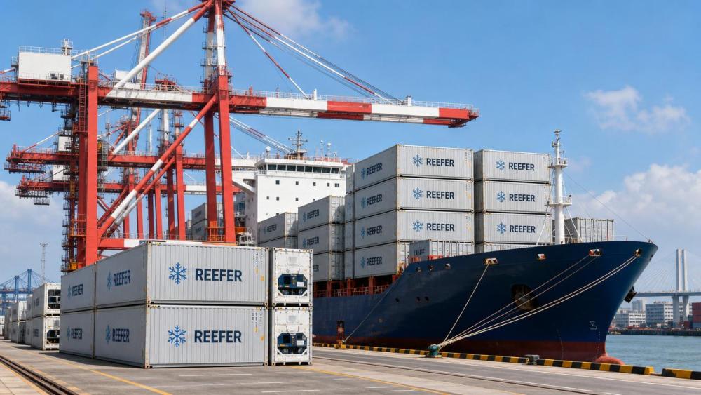 Shanghai Port Reefer FEU Rates Surpass $12,800 Amid Red Sea Diversion