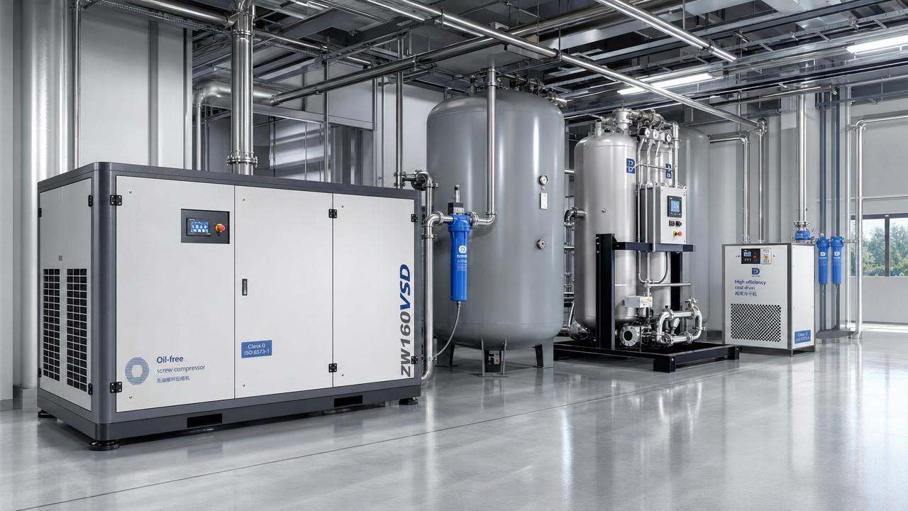 Compression Technology Trends in Oil-Free Systems for Clean Production