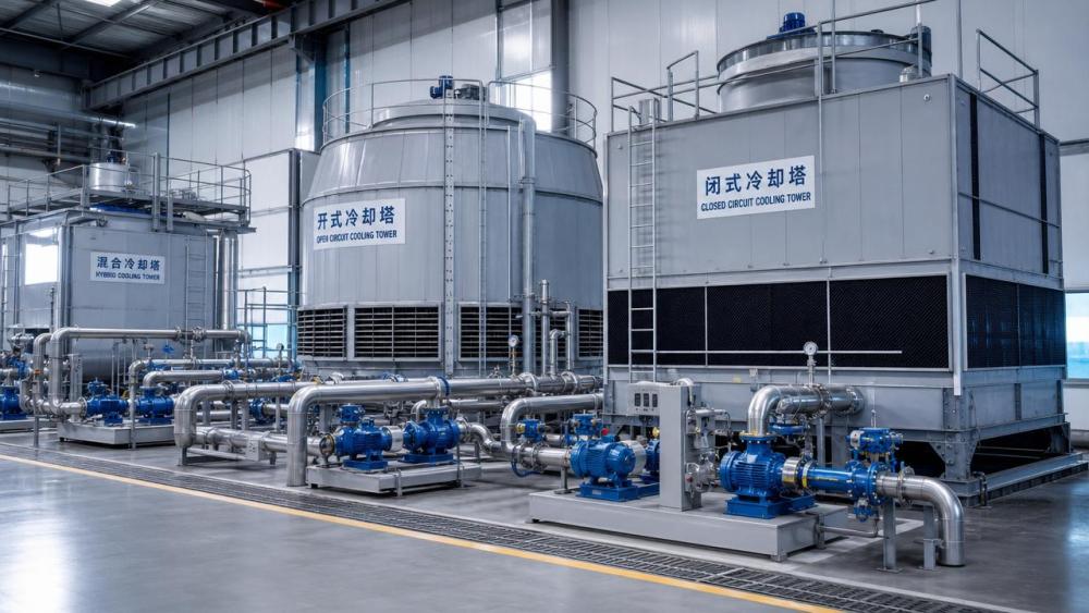 Industrial Cooling Solutions: Cooling Tower Options for Lower Water and Power Use Industrial Cooling Solutions: Cooling Tower Options for Lower Water and Power Use