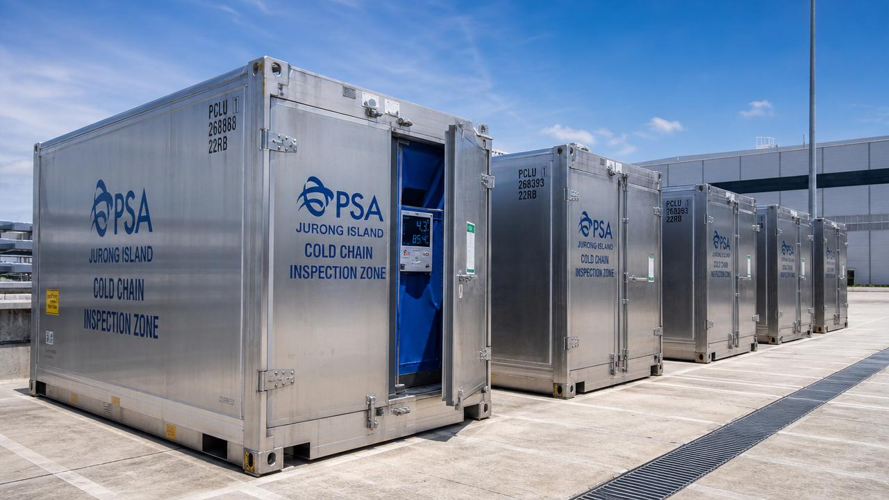 新加坡PSA裕廊岛新冷链查验区启用，Refrigerants进口须全程温控追溯