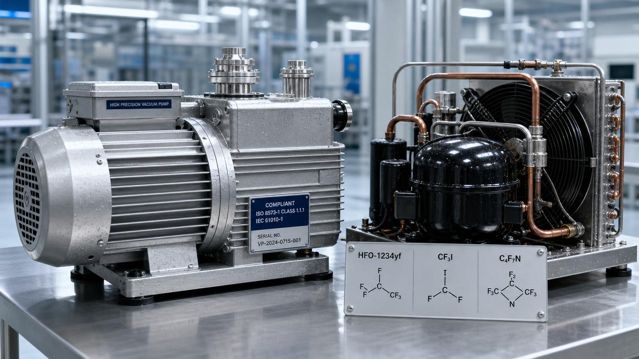 EU REACH Restricts New Fluorinated Substances for Vacuum & Refrigeration Components
