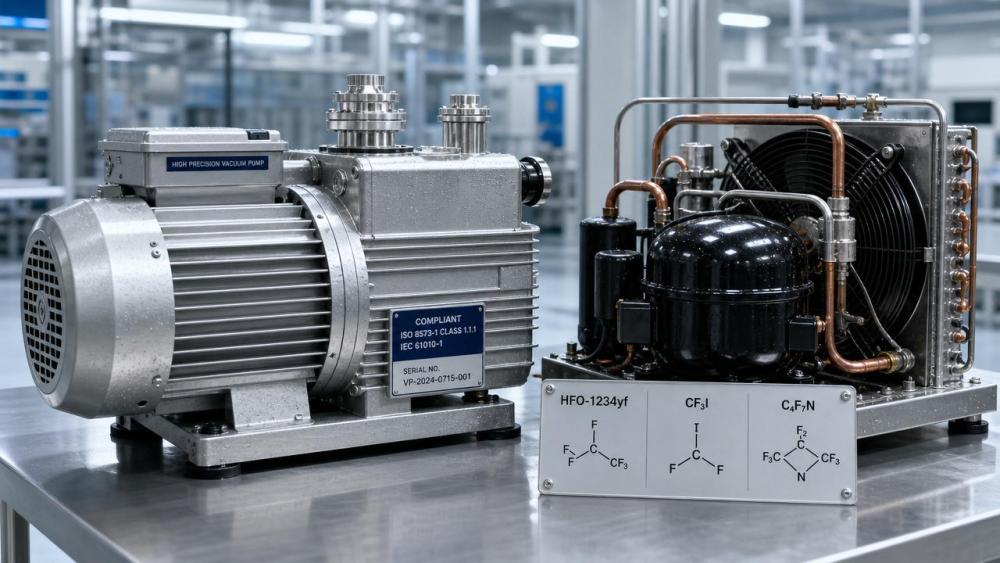 EU REACH Restricts New Fluorinated Substances for Vacuum & Refrigeration Components