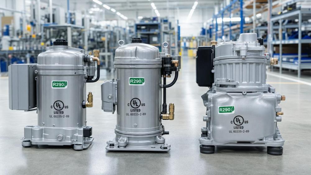 China’s R290 Compressor Makers Gain UL 60335-2-89 Certification China’s R290 Compressor Makers Gain UL 60335-2-89 Certification
