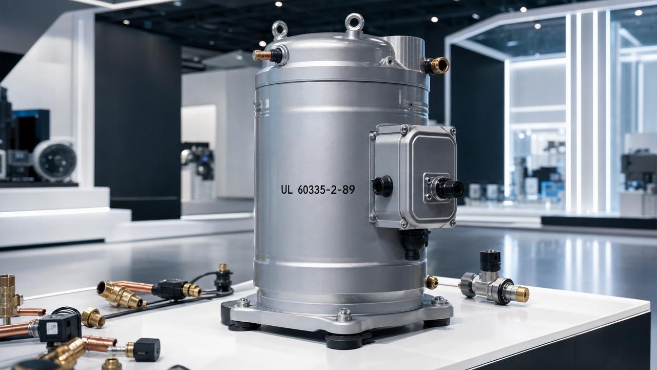 Songyang Compressor Achieves UL 60335-2-89 Explosion-Proof Certification for R290 Scroll Compressors