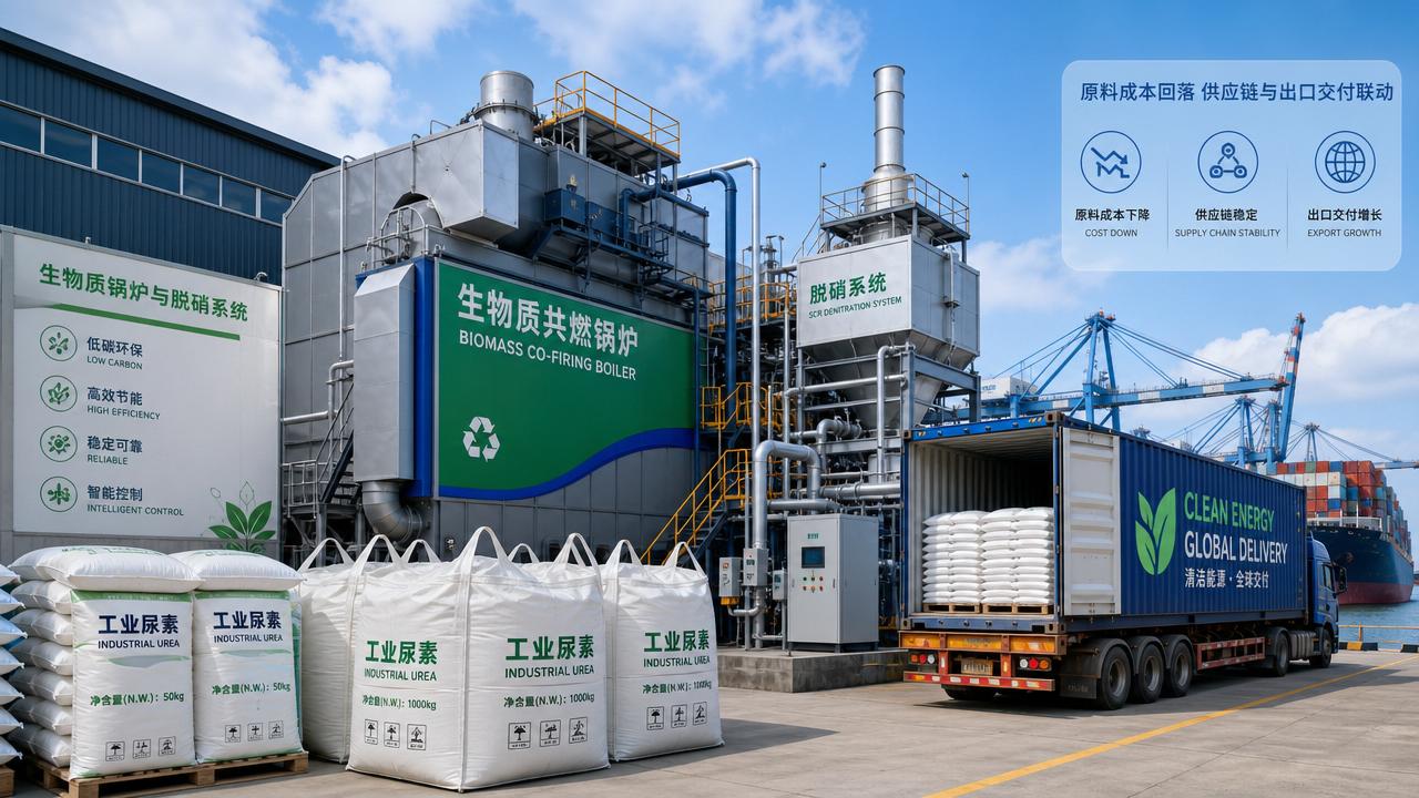 Urea Falls to $577/Ton, Easing Biomass Boiler Cost Pressure