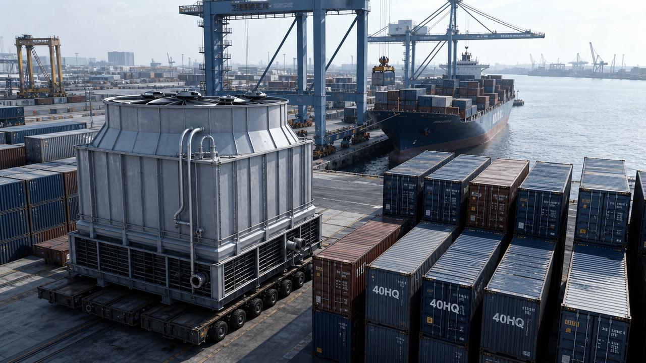 Hormuz Tensions Raise Cooling Tower Freight Costs