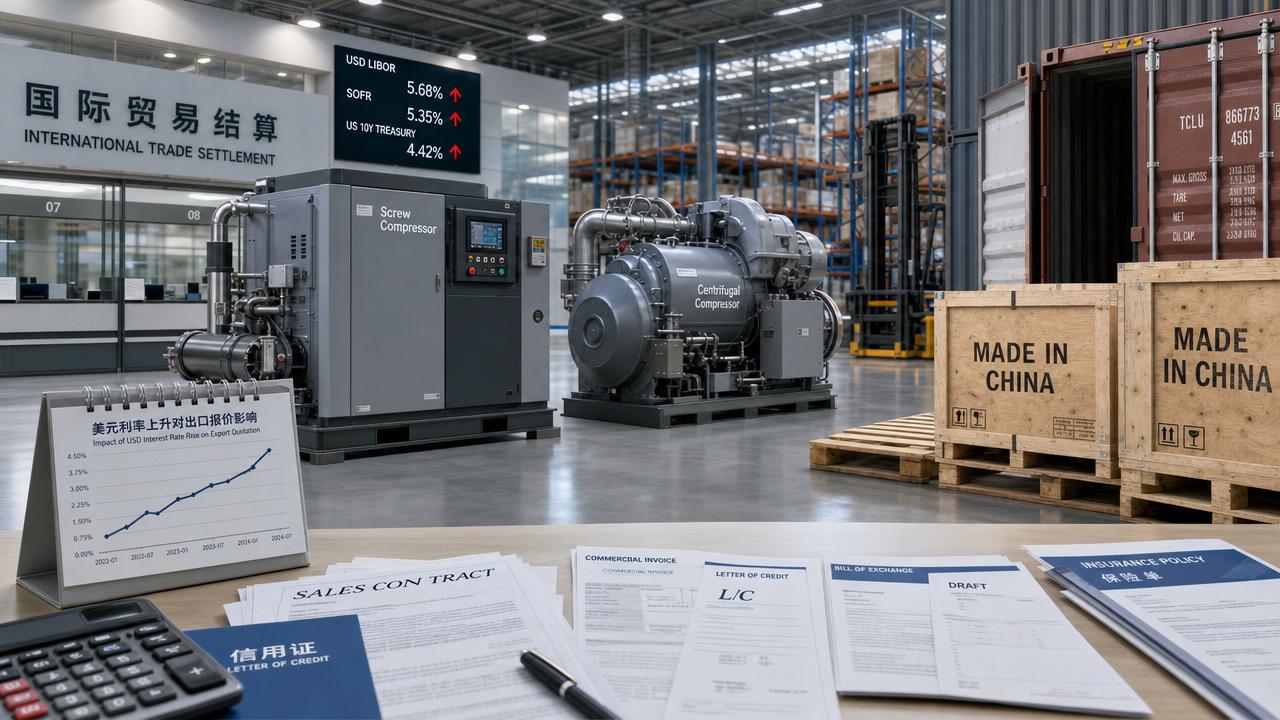 US 3-Year Treasury Yield Rise Pressures Compressor Export Quotes