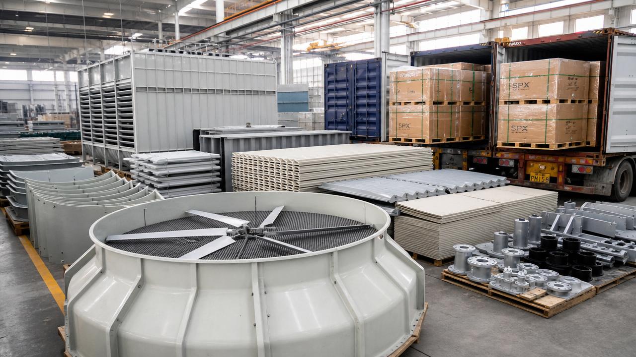 India Extends FRP Duty Relief for Cooling Towers