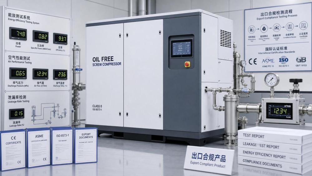 IEC 63349-2:2026 Sets New Efficiency Gate for Oil-Free Screw Compressors IEC 63349-2:2026 Sets New Efficiency Gate for Oil-Free Screw Compressors