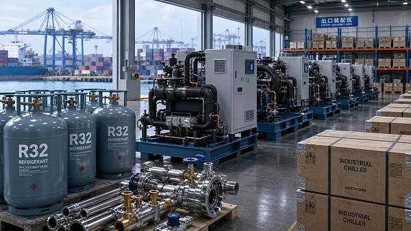 R32 Holds at RMB 63,000/Ton, Chiller Export Costs Rise 8%