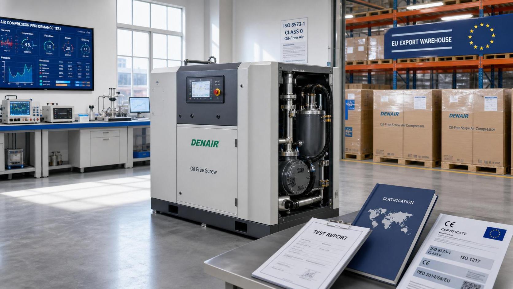 IEC 63349-2:2026 Takes Effect for Oil-Free Screw Compressors
