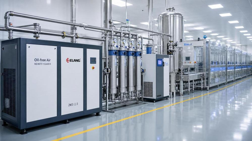 Pure Air Compression Systems for Clean Production Lines Pure Air Compression Systems for Clean Production Lines