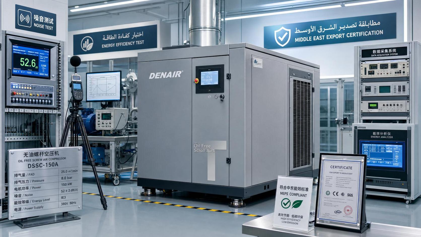 Saudi SASO Tightens IEC 63349-2 for Oil-Free Compressors
