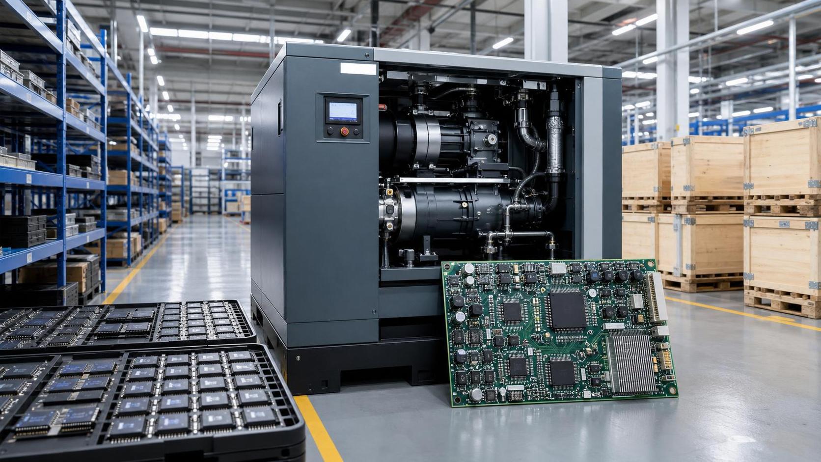 STSPIN830 Lead Time Tops 32 Weeks in Screw Compressors