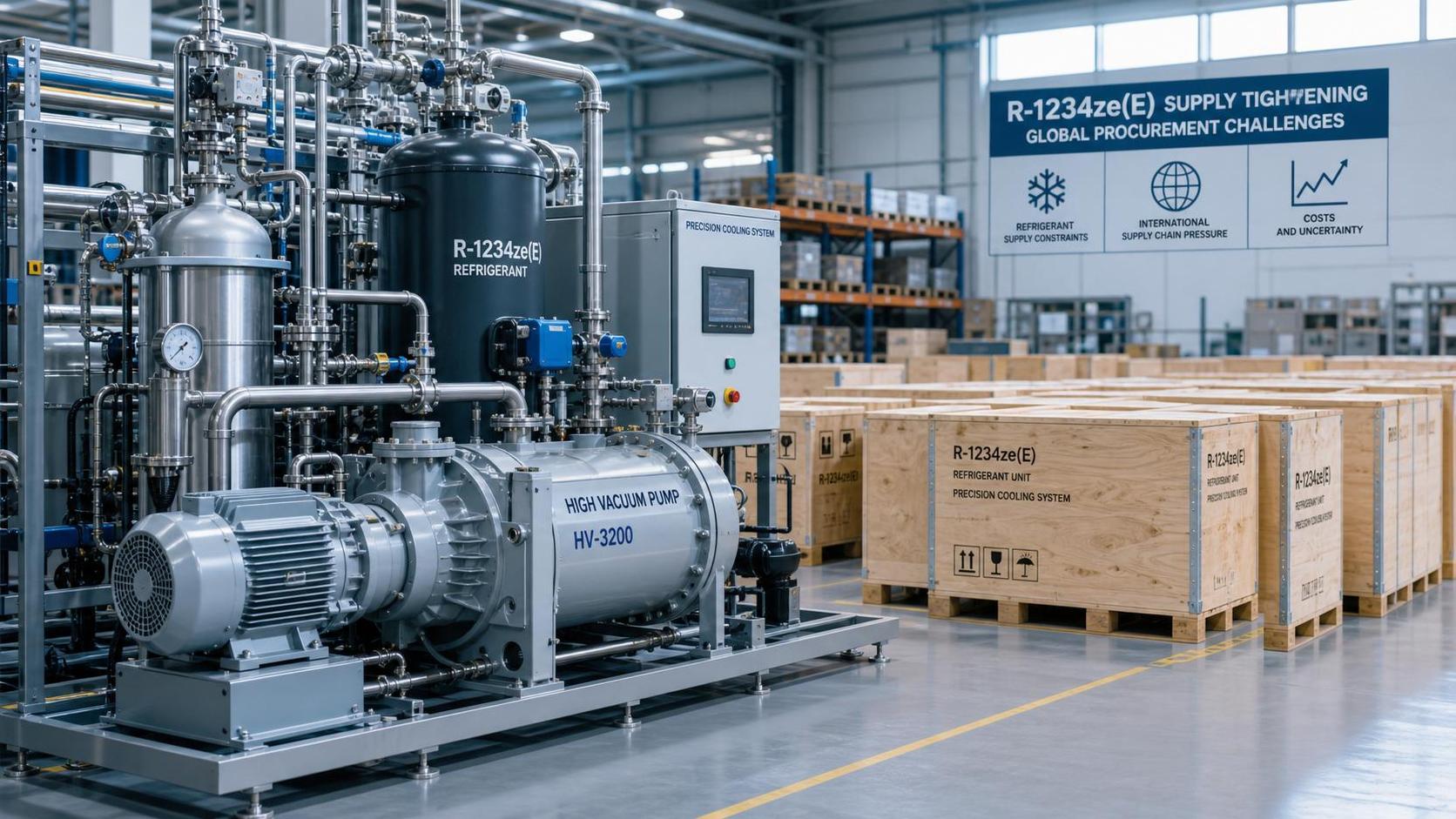EPA Cuts R-1234ze(E) Quota 35%, Tightening Vacuum Cooling Supply