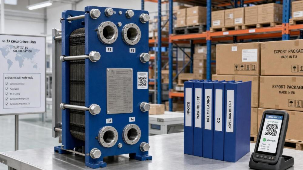Vietnam Requires QR Labels on Imported Plate Heat Exchangers Vietnam Requires QR Labels on Imported Plate Heat Exchangers