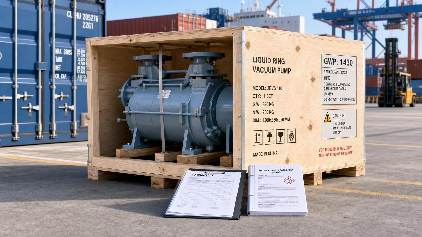IMO Rule Adds GWP Labeling for Liquid Ring Vacuum Pump Shipments