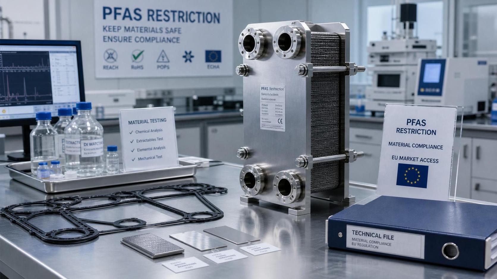 EU REACH Restricts PFAS Seals for Plate Heat Exchangers