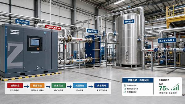 Industrial Heat Recovery Systems for Compressors: When Do Energy Savings Pay Back?
