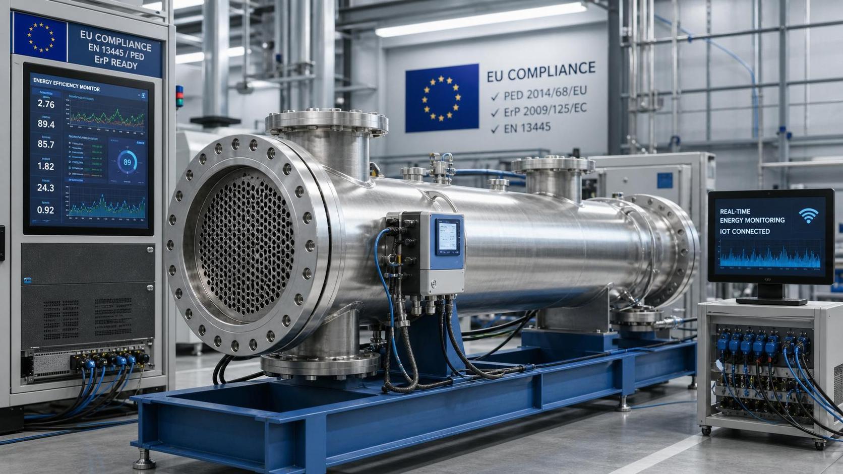 EU Rule Requires Digital Energy Monitoring for Shell & Tube Heat Exchangers