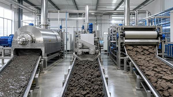 How to compare sludge dewatering equipment by cake dryness