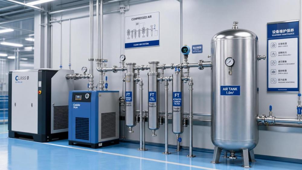 Does ISO 9001 certification apply to compressed air quality?