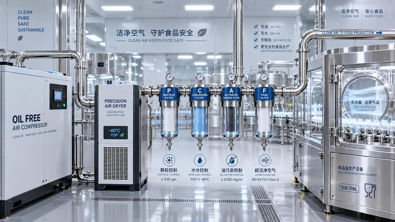 When do pure air compression systems need ISO 8573-1 Class 0?