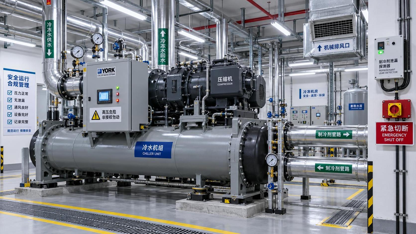 How to verify refrigerant regulations and safety standards for a facility