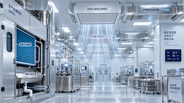 How cooling system design affects cleanroom contamination control